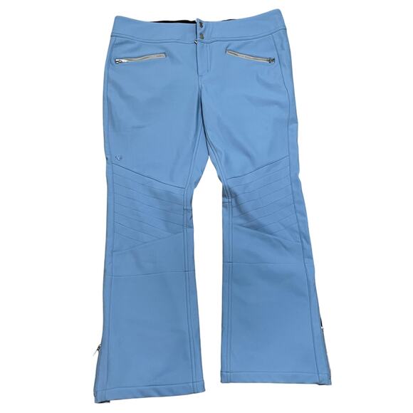 Obermeyer Women’s indigo Powered BlueClio Softshell‎ Ski Snowboard Pant Sz 16 - Picture 1 of 11